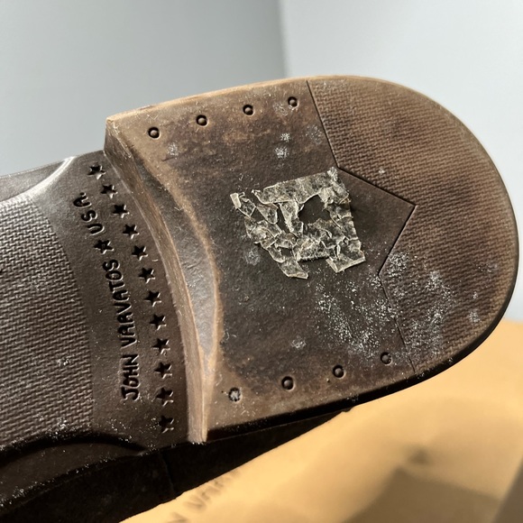 JOHN VARVATOS coal grey star s low Chelsea boots - Picture 4 of 8